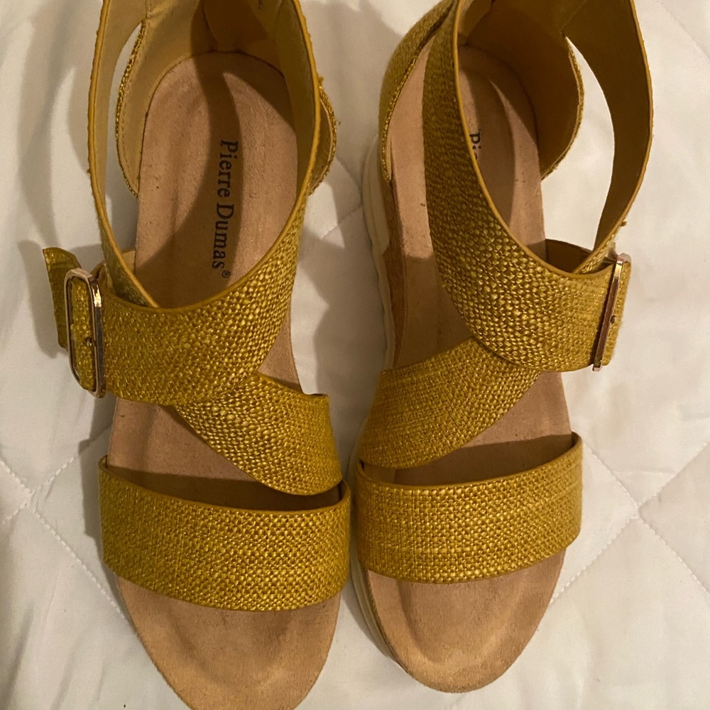 Pierre Dumas wedges. Size 10